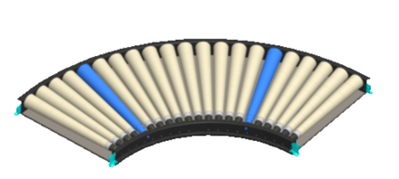 Curve Roller Conveyor