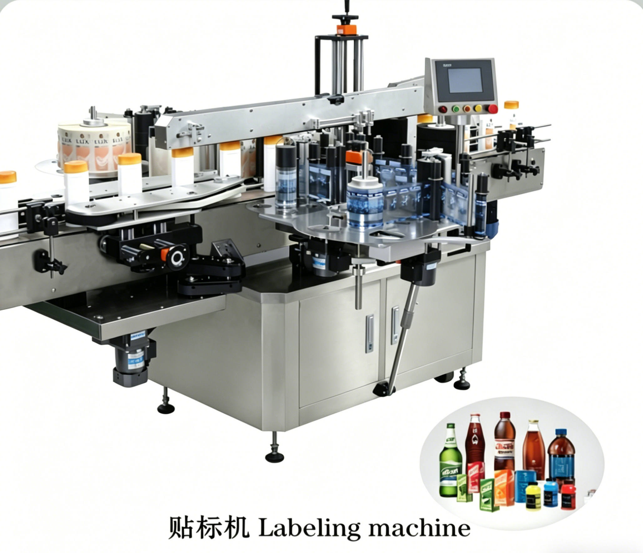 Three-Sided Labeling Machine